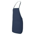 thumbnail image 2 of LIBERTY BAGS Aprons for Men and Women | 12 Pieces of Cooking Aprons with Pockets Made with 9 Oz./yd², 70/30 Polyester/cotton Heavy Twill - Navy | Size - One Size(28" W x 24" L), 2 of 4