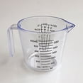 thumbnail image 3 of Vaso medidor de plástico de 600 ml con escala Vaso medidor transparente de 600 ml Herramientas para hornear, 3 of 5