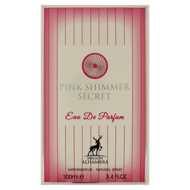 Maison Alhambra Pink Shimmer Secret Ladies EDP Spray, 3.38 oz