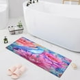 thumbnail image 7 of Coolnut Watercolor Blue Birds Bath Mat, Dry Quickly Non Slip Absorbent Bath Rug, Soft Living Room Bedroom Home Floor Mats, Bath Mats for Bathroom, Tub and Shower 20" x 39" Home Decor, 7 of 7