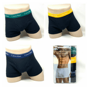 Calvin Klein 3 Pack Classic Cotton Stretch Trunk Logo Waistband Men's, L