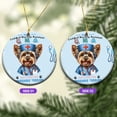 thumbnail image 2 of Just a Certified Nursing Assistant Cna Who Loves Her Yorkshire Terrier Ceramic Round Ornament Yorkie Dog Lover Gifts Home Tree Decor - 00003, 2 of 5