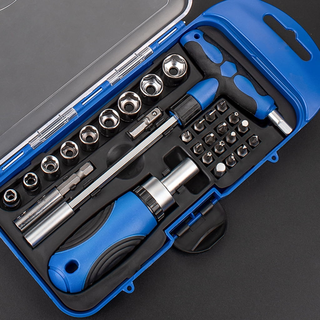 ROZYARD Ratchet Wrenches Screwdriver Set with Precisions Bit for Home and Electronics