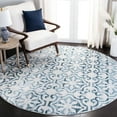 thumbnail image 2 of SAFAVIEH Isabella Eliza Geometric Floral Area Rug, Navy/Ivory, 4' x 6', 2 of 10