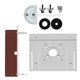 thumbnail image 2 of Placa de inserción de mesa de enrutador de aleación de aluminio,  de mesa, soportes deslizantes de madera Estilo B kusrkot inserto de enrutador, 2 of 8