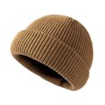 thumbnail image 1 of MesaSe Bonnet Tricoté Fait Main Extensible Décontracté Épais Résistant au Froid Couleur Unie Automne Hiver Bonnet pour Femmes pour Extérieur, 1 of 9