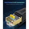 thumbnail image 4 of Cable Ethernet BUSOHE Cat 8, 25 pies, 40 Gbps, 2000 Mhz, RJ45, resistente a los rayos UV, 4 of 7