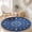 Color 1, variant on SPXUBZ Round Velvet Area Rug Classic Navy Blue White Mandala Circular Floor Mat Soft Medallion Accent Carpet for Bedroom Living Room Boho Home Decor Non-Slip Modern Throw Rugs