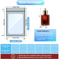 thumbnail image 2 of 100 Pieces Smell Proof Mylar Bags - Resealable Holographic Storage Pouch with Clear Window for Food, Eyelash, Jewelry, and Electronics - Purple, 4 x 6 Inch, 2 of 11