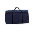 thumbnail image 2 of Bolsa de almacenamiento grande, bolsa de fin de semana, bolsa de noche, organizador, contenedor, equipaje portátil Azul oscuro 90x55x28cm, 2 of 9