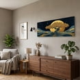 thumbnail image 2 of Oversized Canvas Wall Art Tree of Life with Sun and Moon, Gold Abstract Nature Paintings, Modern Canvas Prints for Living Room Bedroom Home Decoration, 2 of 7