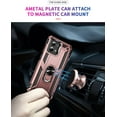 thumbnail image 4 of REQO for Moto G Stylus 5G 2023 Case with HD Screen Protector, Military-Grade Metal Ring Kickstand 15ft Drop Tested Shockproof Cover Case for Motorola Moto G Stylus 5G 2023, Rose Gold, 4 of 8