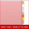 thumbnail image 6 of 20 pt Super Heavy Duty Color Folders, Full Cut End Tab, Letter Size, Pink (Box of 40), 6 of 7