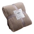 thumbnail image 3 of Flannel Blanket Plush Throw Fuzzy Lightweight Super Soft Flannel Blankets For Couch Bed Sofa Ultra Luxurious Warm And Cozy For All Seasons 45*65cm/ Khaki Towel J, 3 of 7