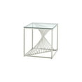 thumbnail image 1 of Topline Home Furnishings End Table with Glass Top, 1 of 3