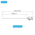 thumbnail image 2 of Unique Bargains 24 Pcs 23G 2 Inch Blunt Tip Dispensing Needle with Lure Lock for Refilling Liquid Inks Adhesives, 2 of 6