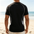 thumbnail image 4 of Cmfcve Quick Dry Mens Shirts Plus Size Short Sleeve Sun Protection Shirts Summer Beach Vacation Casual Athletic Shirts & Tops, 4 of 7
