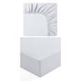 thumbnail image 1 of HOJA DE CUNA AJUSTADA, HOJA DE COLCHON DE CUNA DE CUIDADOS FÁCLES DE ALGODÓN PURO LAVABLE PARA COLCHÓN DE CAMA para Niños Pequeños, 1 of 7