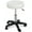 White, variant on YYEAN Hydraulic Tattoo Salon Adjustable Stool Massage Facial Spa Beauty Rolling Chair-1PC Metal feet-Black