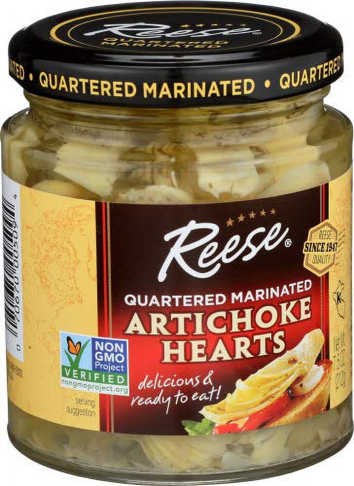 Reese Marinated Artichokes Hearts, 7.5-Ounces (Pack of 12)