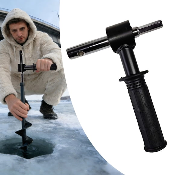 BotaniNest Ice Drill Adapter Ice Attachment Metal Sturdy Replacement Conversion