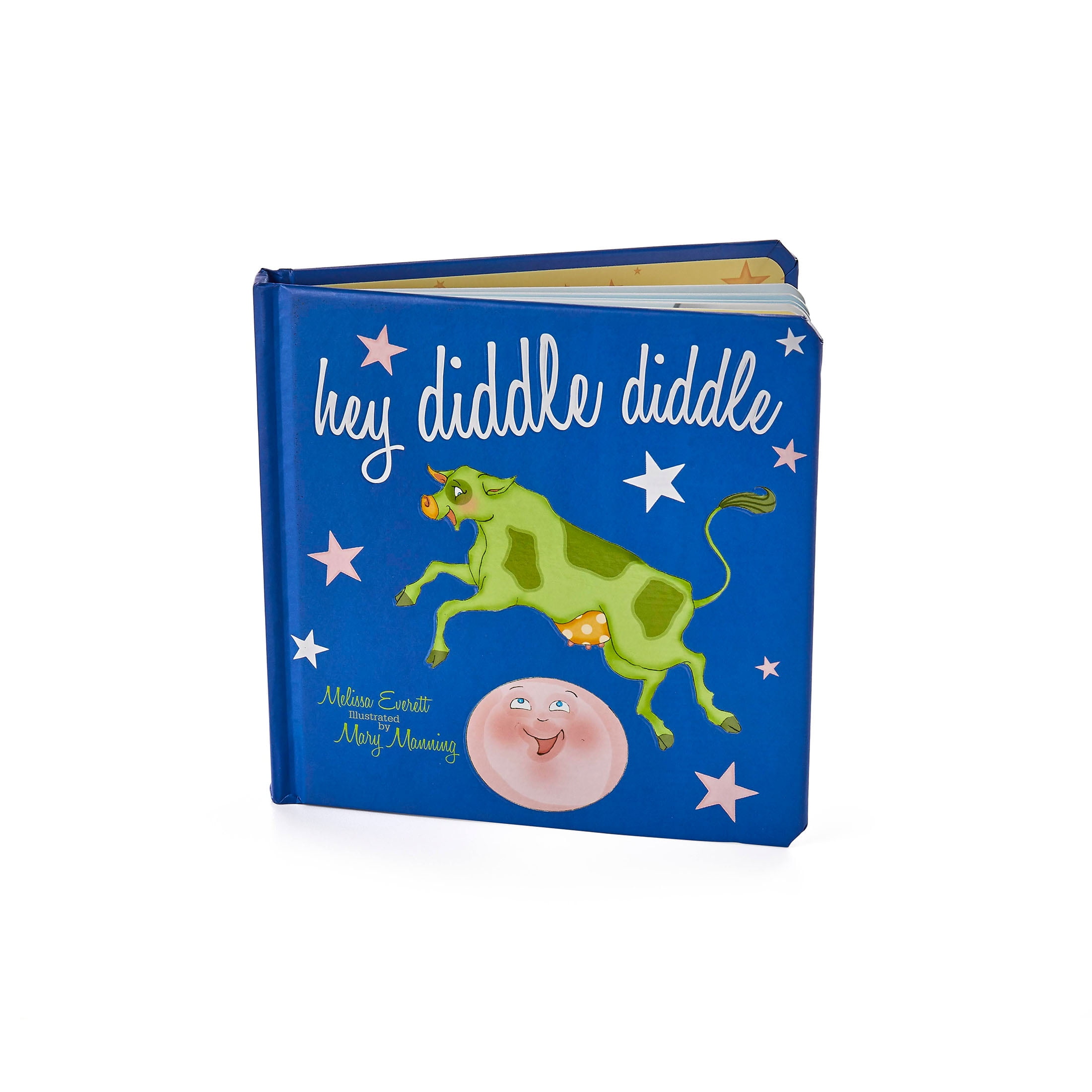 Binks & Books Hey Diddle Diddle Infant Story Book and Baby Blanket, Blue Unisex