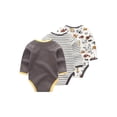 thumbnail image 7 of WIBACKER 0-12M 100% Cotton Baby Boys 3-pack Giraffe Long Sleeve Variety Onesies Snap Bodysuits, 7 of 7