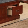 thumbnail image 5 of Glory Furniture Louis Phillipe Twin Storage Bed in Cherry, 5 of 6