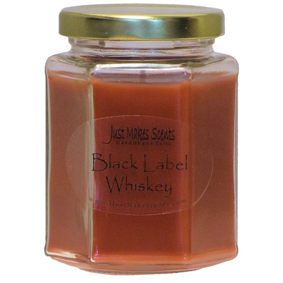 Black Label Whiskey Scented Soy Candle -Just Makes Scents