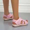 thumbnail image 7 of NOKIO Women's Round Toe Sandals Summer Wide Width Walking Shoes Back Strap F𝗅a𝗍s Slippers Comfortable Soft Cushion Sandles Lightweight Breathable Outdoor Slides, 7 of 7