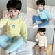 thumbnail image 2 of Conjunto de 2 piezas de ropa de casa para niños, pantalones de manga larga para bebés, ropa de casa para niños de primavera y otoño, ropa interior para niños pequeños, pijamas, 2 of 5