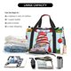 thumbnail image 5 of Balery Funny Christmas Gnome Bolsa de Gimnasio para Mujeres, Bolsa de Viaje con Bolsillo Húmedo, Bolsa de Fin de Semana para Mujeres, Bolsa de Viaje Resistente al Agua, 5 of 7