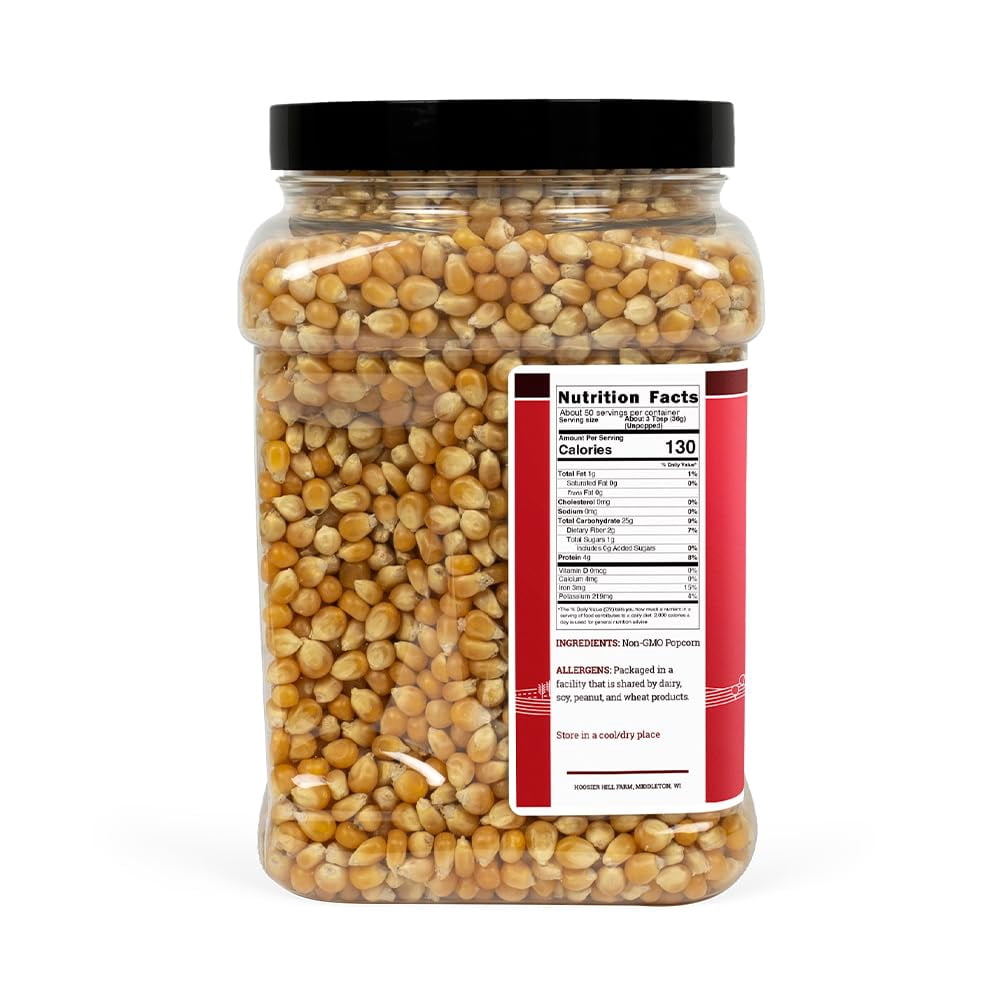 Hoosier Hill Farm Mushroom Popcorn, 4 lb Jar