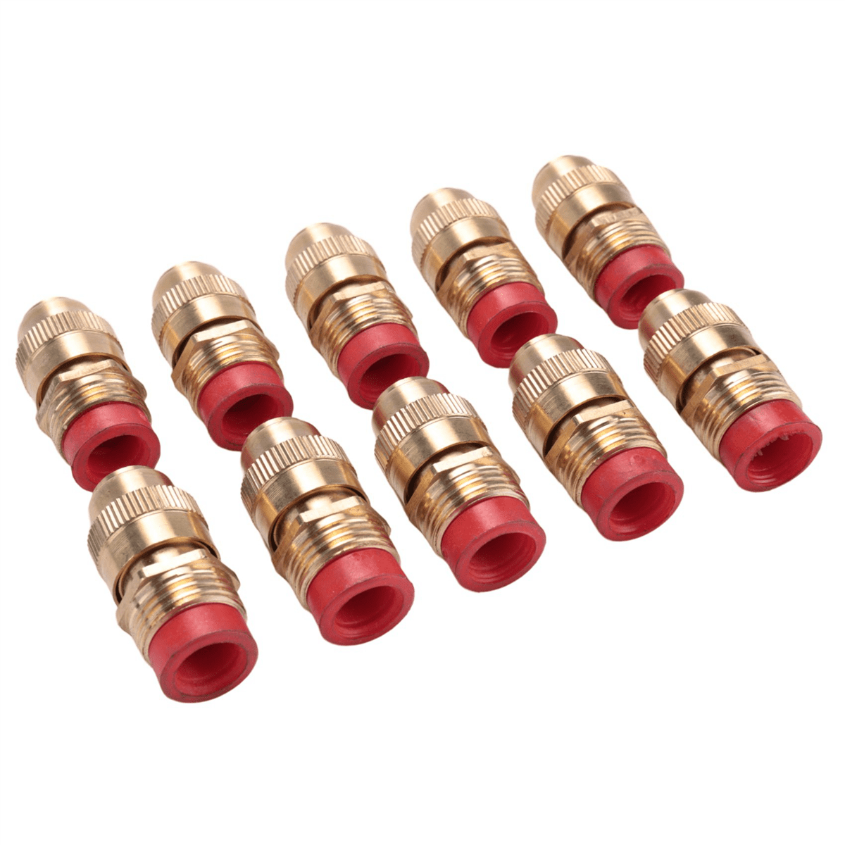 30Pcs 1/2 Inch Adjustable Sprinkler Middle Distance Sprinkler Brass Nozzle Garden Lawn Irrigation Watering Fittings