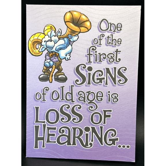 Humorous Old Age Birthday Greeting Card w/Envelope