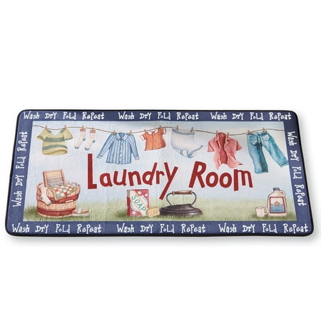 Laundry Day Rug - colorful washday