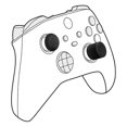 thumbnail image 5 of Thumbsticks Grips Cap for PS5 PS4 Xbox One Series X/S Controller Silicone Height Ergonomic Stick Caps Accessories, 5 of 5