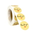 thumbnail image 4 of 500 piezas de etiquetas adhesivas de agradecimiento de papel kraft, 1 rollo de 1/2" de diámetro para etiquetas pequeñas Estilo A, 4 of 9
