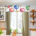 thumbnail image 4 of Balloons Curtain Valances Farmhouse Design Window Treatment Decor Blackout Rod Pocket for Windows Living Room Kitchen 54" x 18", 4 of 5