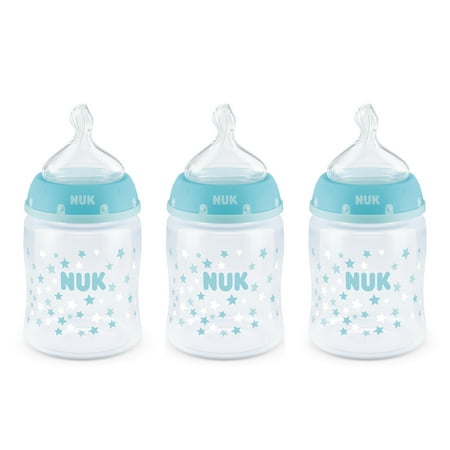 NUK Perfect Fit Bottle, 5oz 3 Pack | Anti Colic Bottles