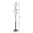 thumbnail image 5 of Silver Tree Coat Rack In Chrome & Walnut Finish, 5 of 7