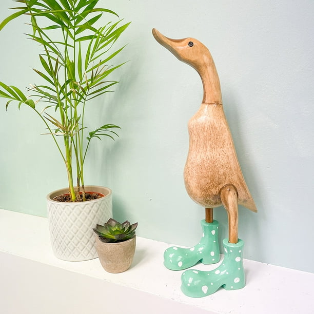 Estatuas de pato para decoración de jardín adorno de escritorio de pato decoración de jardín para fiesta en casa