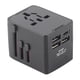 thumbnail image 1 of Adaptador De Viaje Universal, Convertidor De Adaptador De Enchufe De Viaje De Múltiples Salidas 110-250 V Para Tabletas, Computadoras Para Viajes, 1 of 8