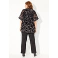 thumbnail image 2 of Catherines Women's Plus Size In-Vogue Velvet wrap, 2 of 6