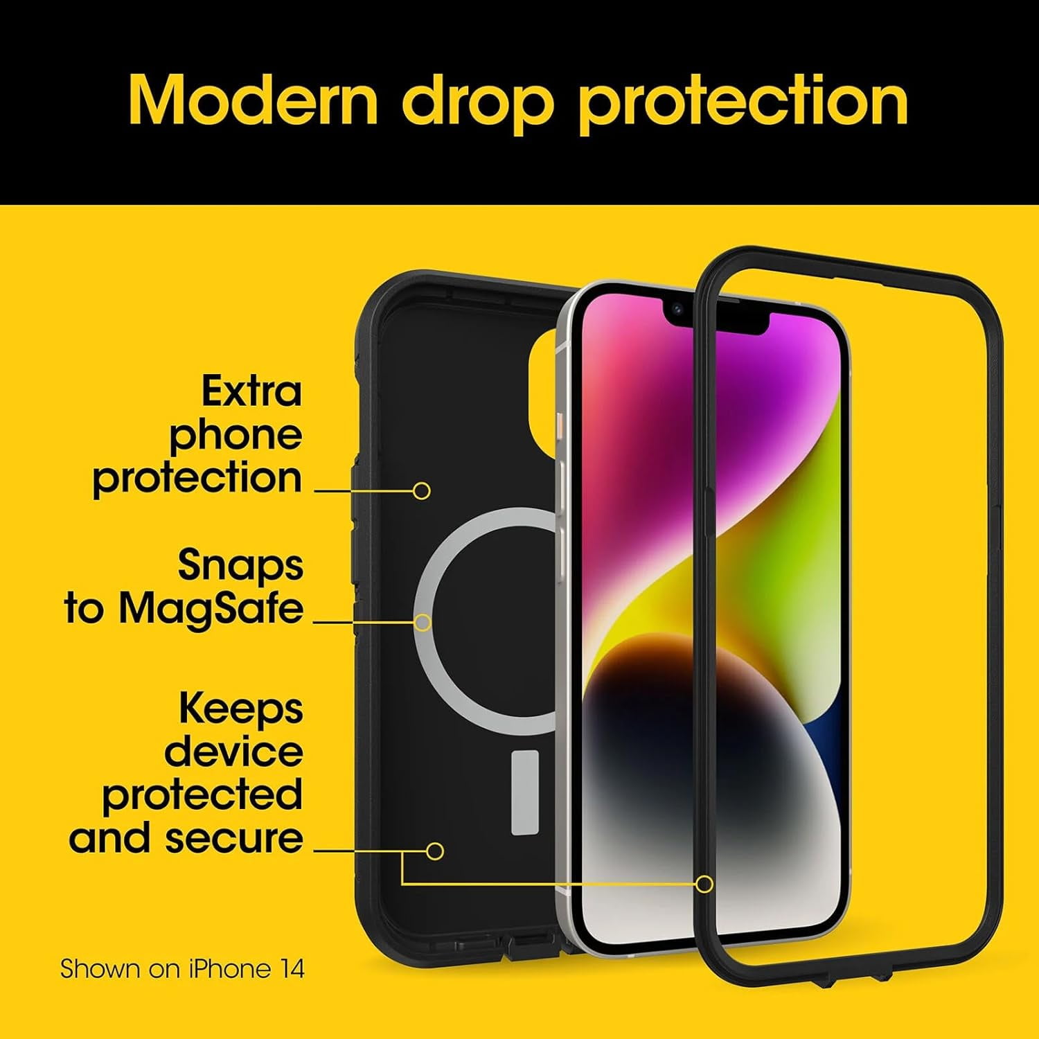 Otterbox Symmetry Series+ Case With MagSafe for iPhone 15 Pro Max, Emerald Isle