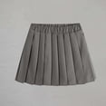 thumbnail image 7 of NAISIBABY Girls School Uniform Skirt, A-Line High Waist Pleated Skirt for Back to School Dark Gray Size 15, 7 of 7