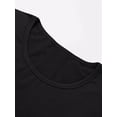 thumbnail image 4 of Women's "Happy Easter" Bunny Graphic T-Shirt - Casual Crew Neck, Short Sleeve, Black Polyester Blend Top for Spring & Summer Tee For Adult, Men, Women, Teen, Teenager, Adolescent, Youth., 4 of 6