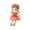 Orange, variant on QLUEWX 13 Inch Halloween Plush Dolls, Witch & Pumpkin Girl Stuffed Animal Rag Dolls, Soft Cute Plush Toys for Toddler Kids Girls, Halloween Party Decor Birthday Gift