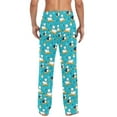 thumbnail image 4 of Cat with Skateboard joogoo Men's Pajama Pants Cotton Long Sleepwear Lounge Pants 2XL, 4 of 7