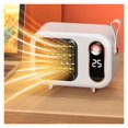 thumbnail image 3 of 1000W Electric Heater PTC Ceramics Desktop Portable Electric Heater Mini Warmer Machine Household Air Blower Heater Radiator ,Warm Any Angle, 3 of 7